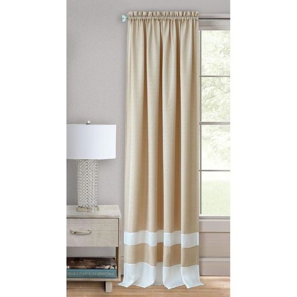 Ben&Jonah PrimeHome Collection Kate Rod Pocket Window Curtain Panel - 52x63 - - Picture 1 of 3